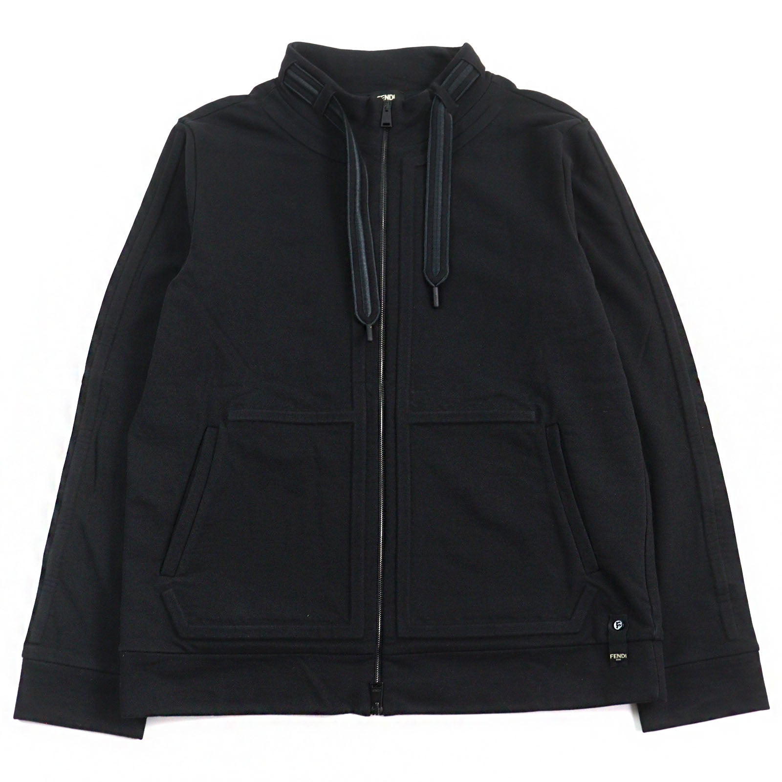 Fendi Cotton Logo Zip Sweatshirt FY1071