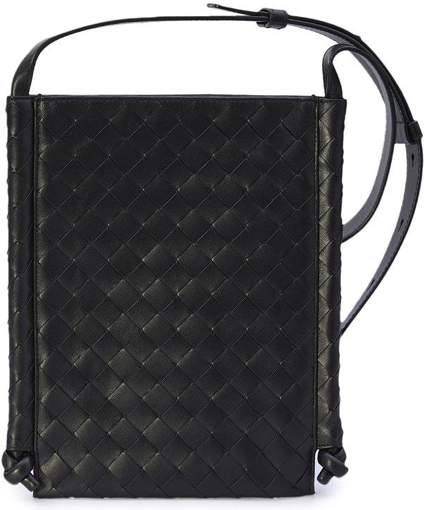 Bottega Veneta Men's Flat Loop Bag in Black | 776504V2HL1