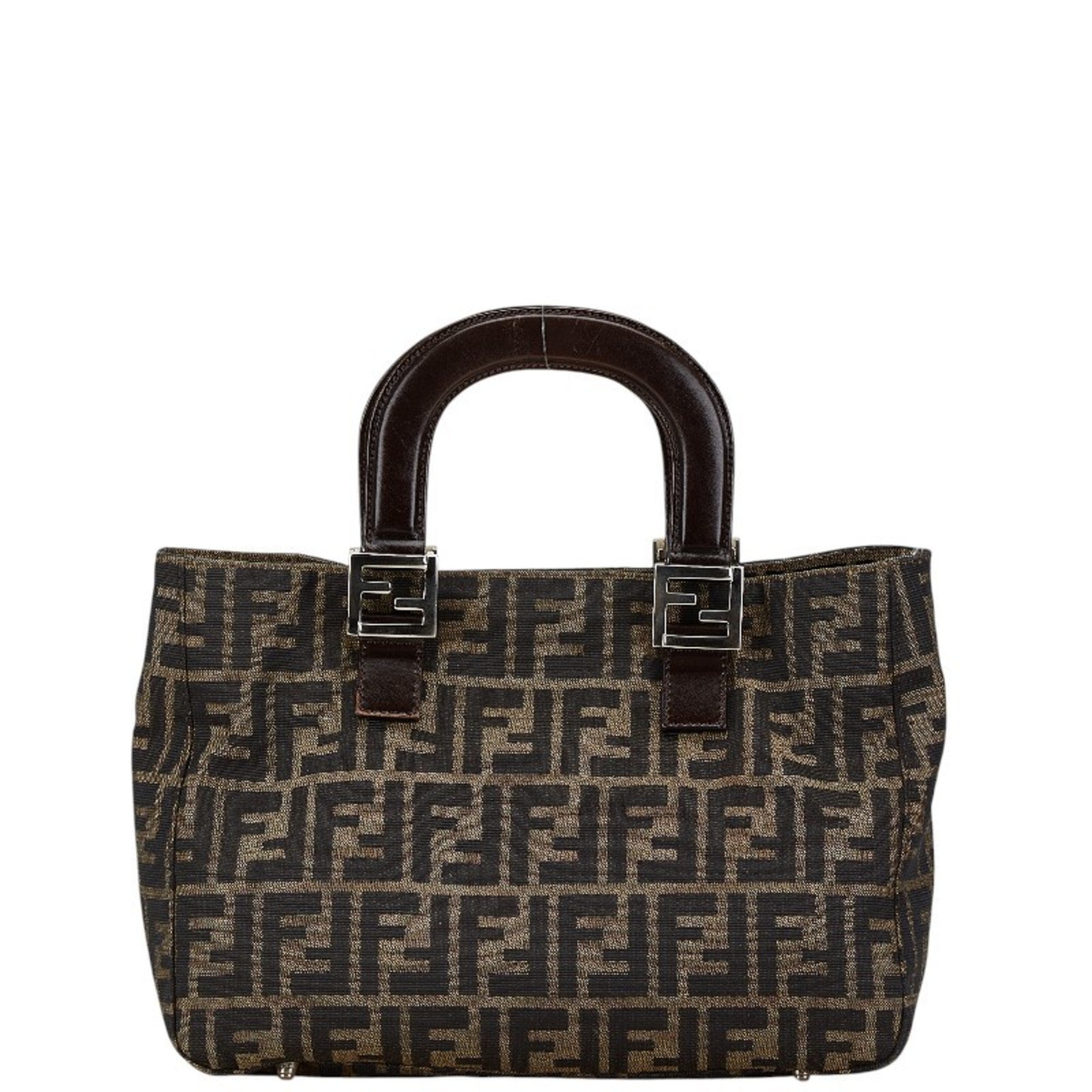 Fendi Canvas Leather Tote Bag ()