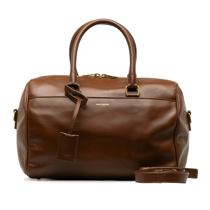 Saint Laurent Handbag Brown Leather Saint Laurent