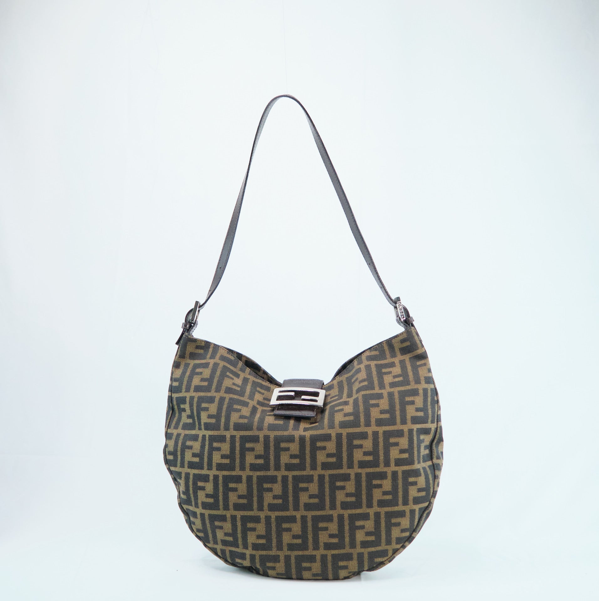 Fendi Zucca Canvas Hobo Bag - '10s