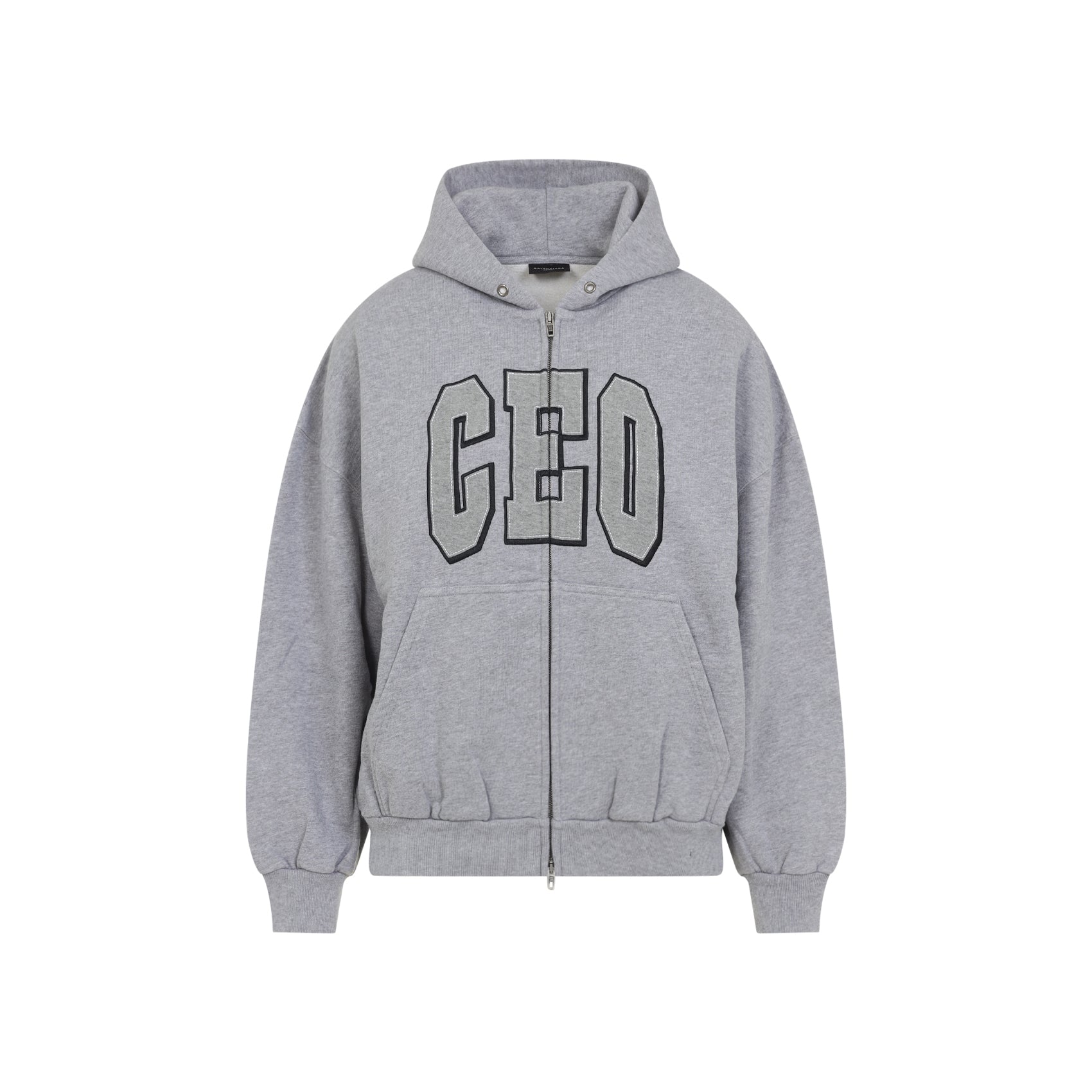Balenciaga Small Fit Zip-Up Sweatshirt Women