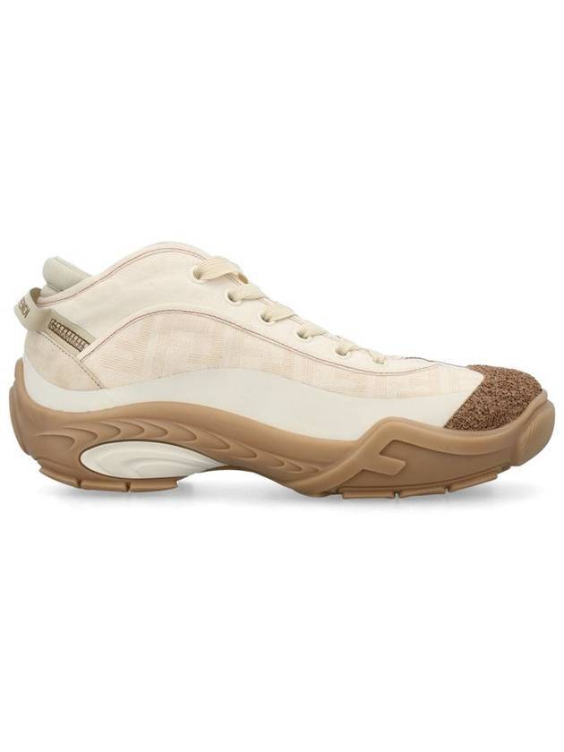 Fendi Lab Low Top Sneakers Beige