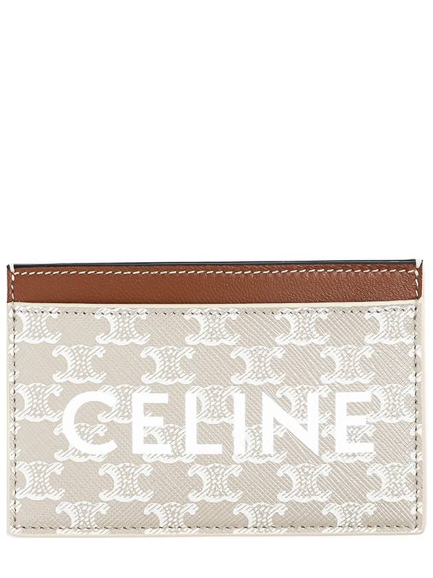 CELINE Triomphe Card Wallet Beige