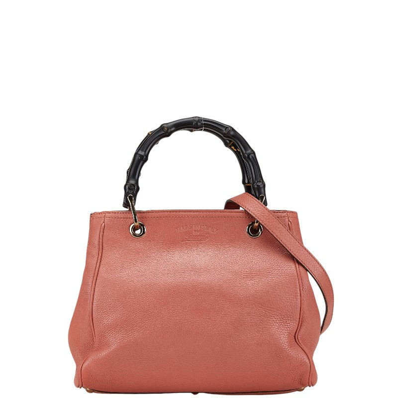 Gucci Bamboo Shopper Leather 2way Bag