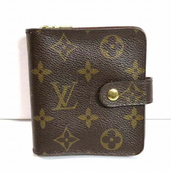 Louis Vuitton Monogram Compact Zip Wallet M61667