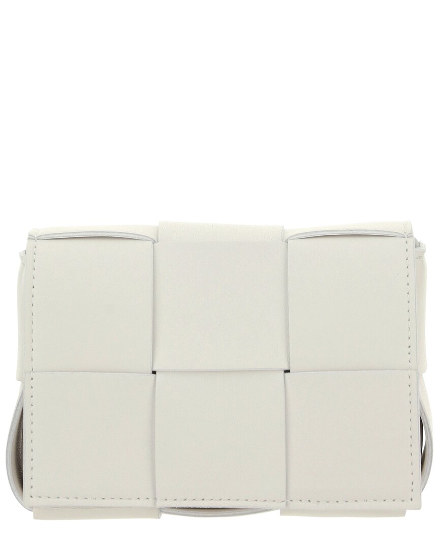 Bottega Veneta Cassette Mini Leather Crossbody