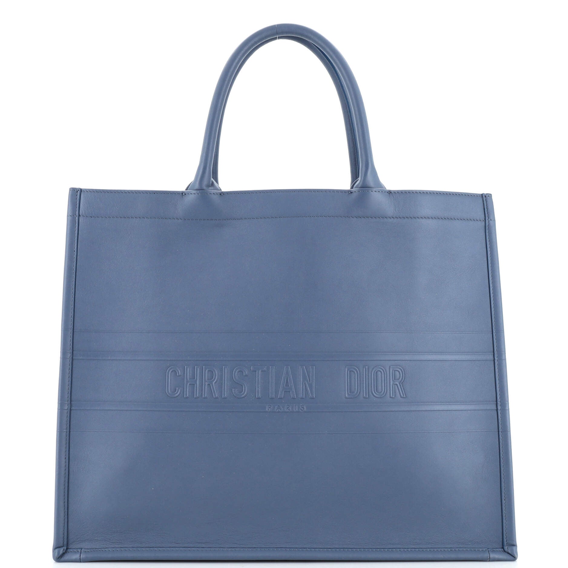 Dior Book Tote Embossed Leather Large