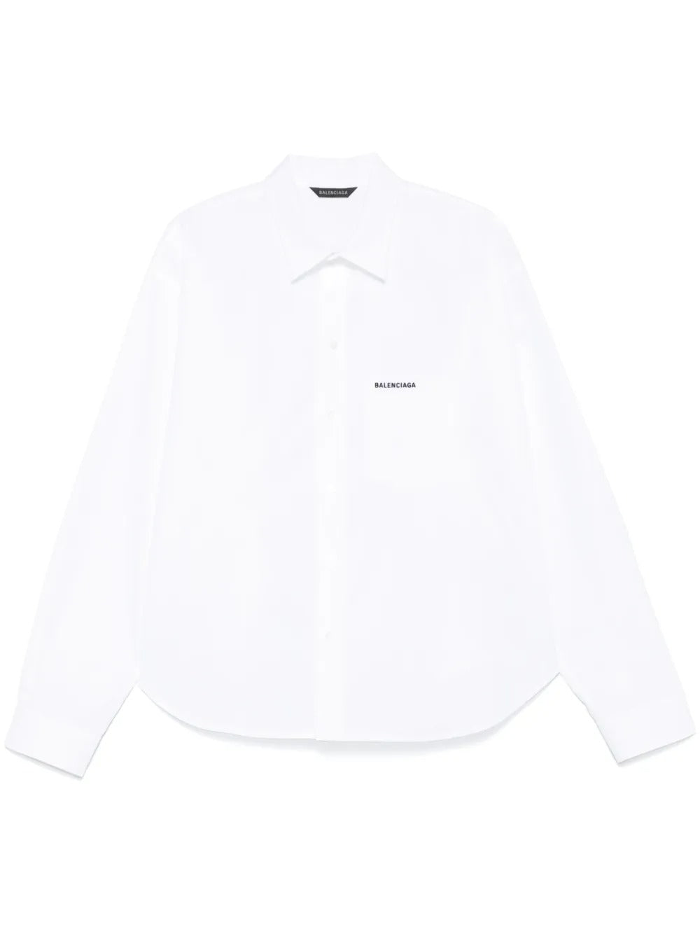 Balenciaga Women Logo-Embroidered Regular Shirt