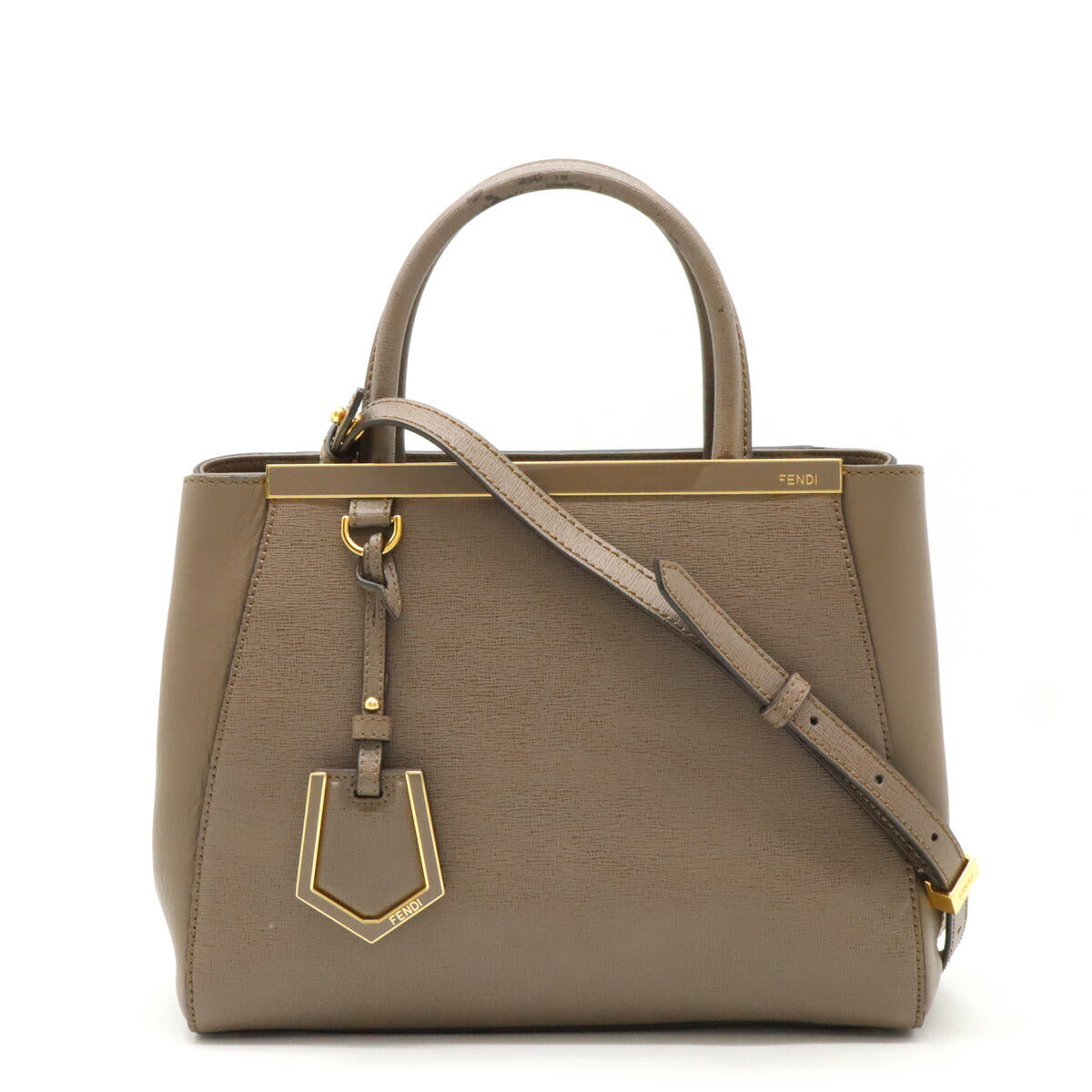 Fendi Leather Petite 2JOURS Handbag 8BH253