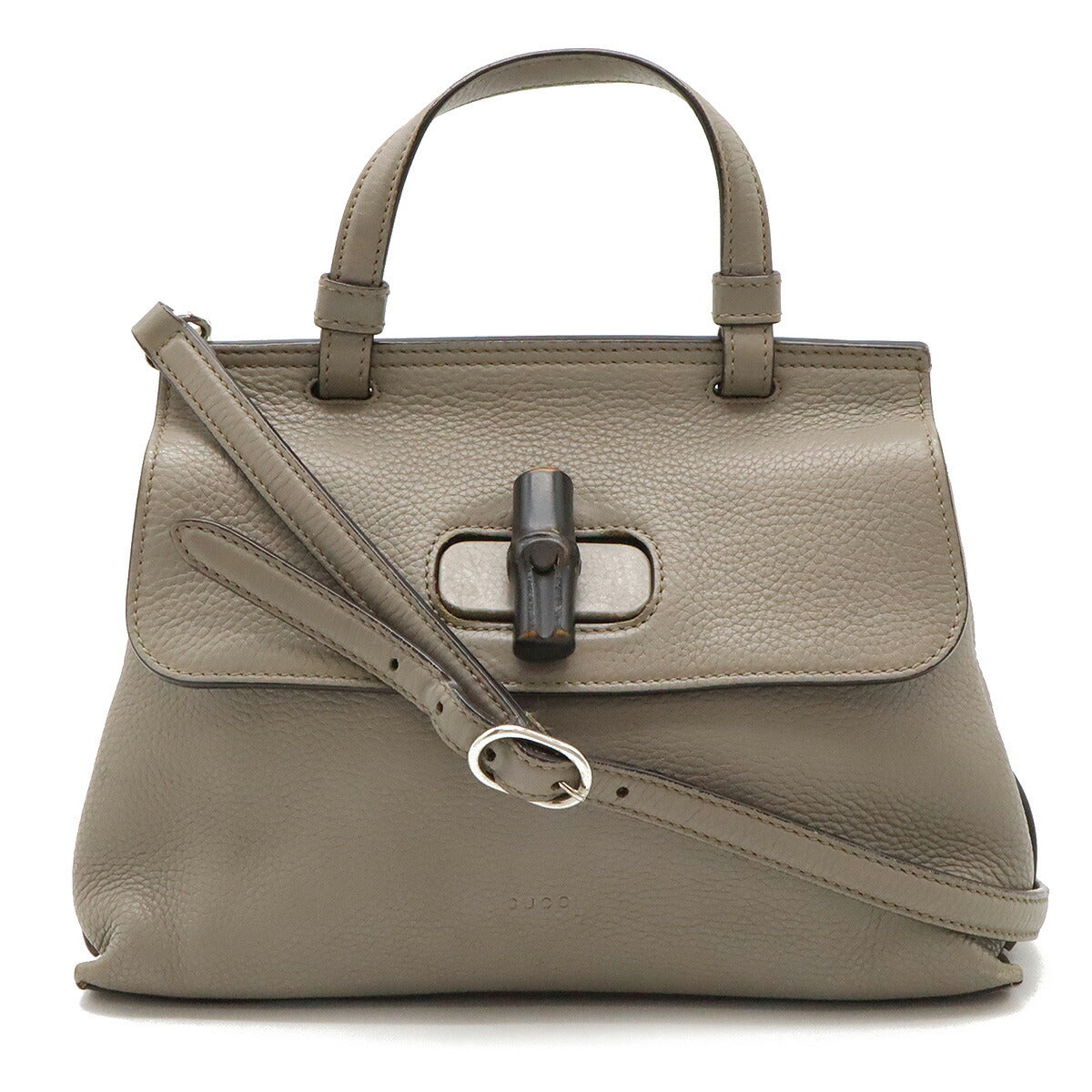 Gucci Leather Bamboo Daily 2way Bag 370831