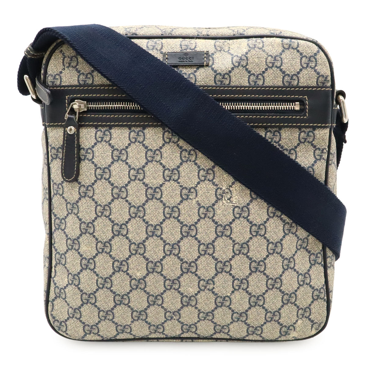 Gucci GG Supreme Leather Shoulder Bag