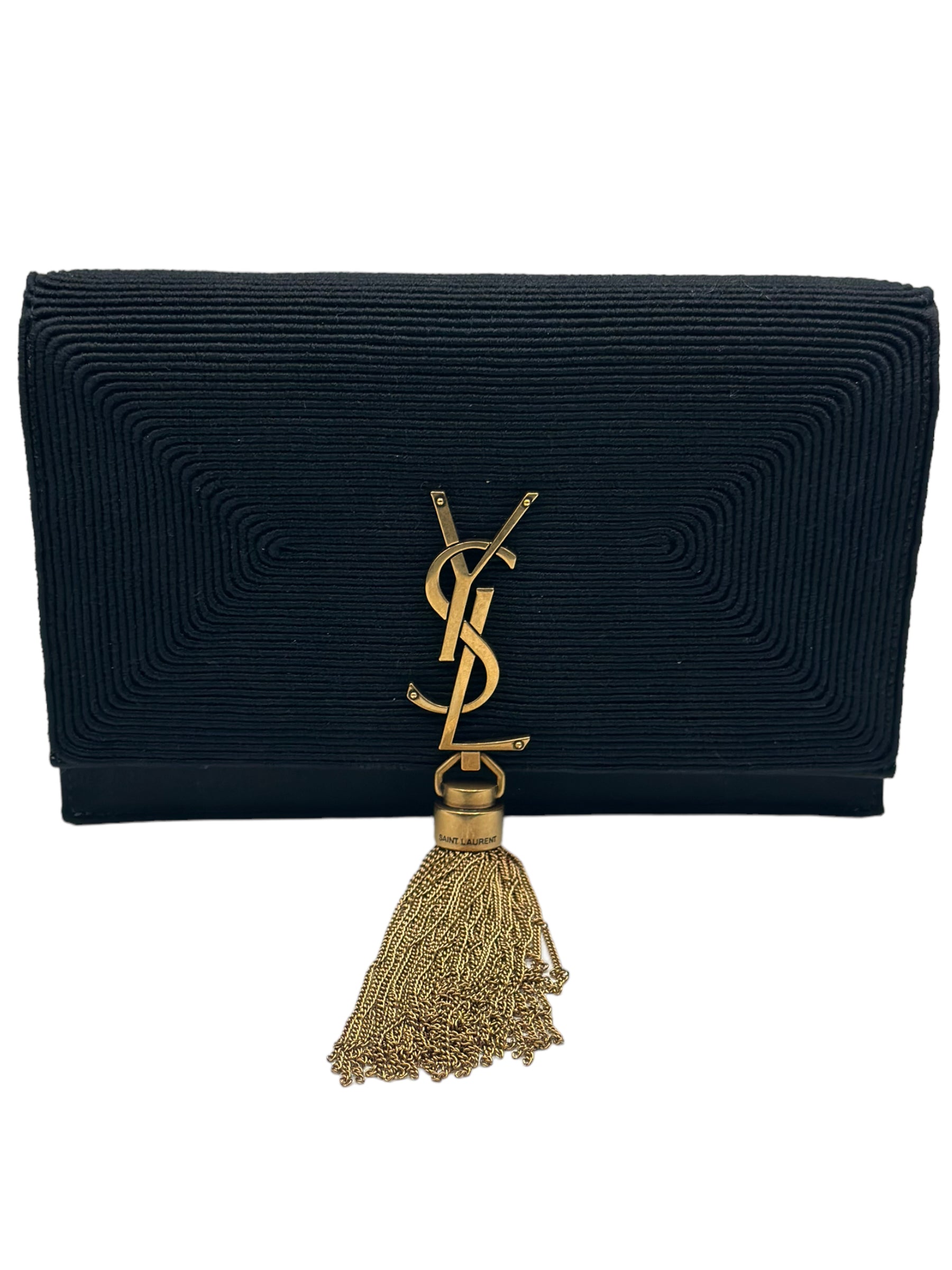 SAINT LAURENT - Kate Chain Bag in Nero