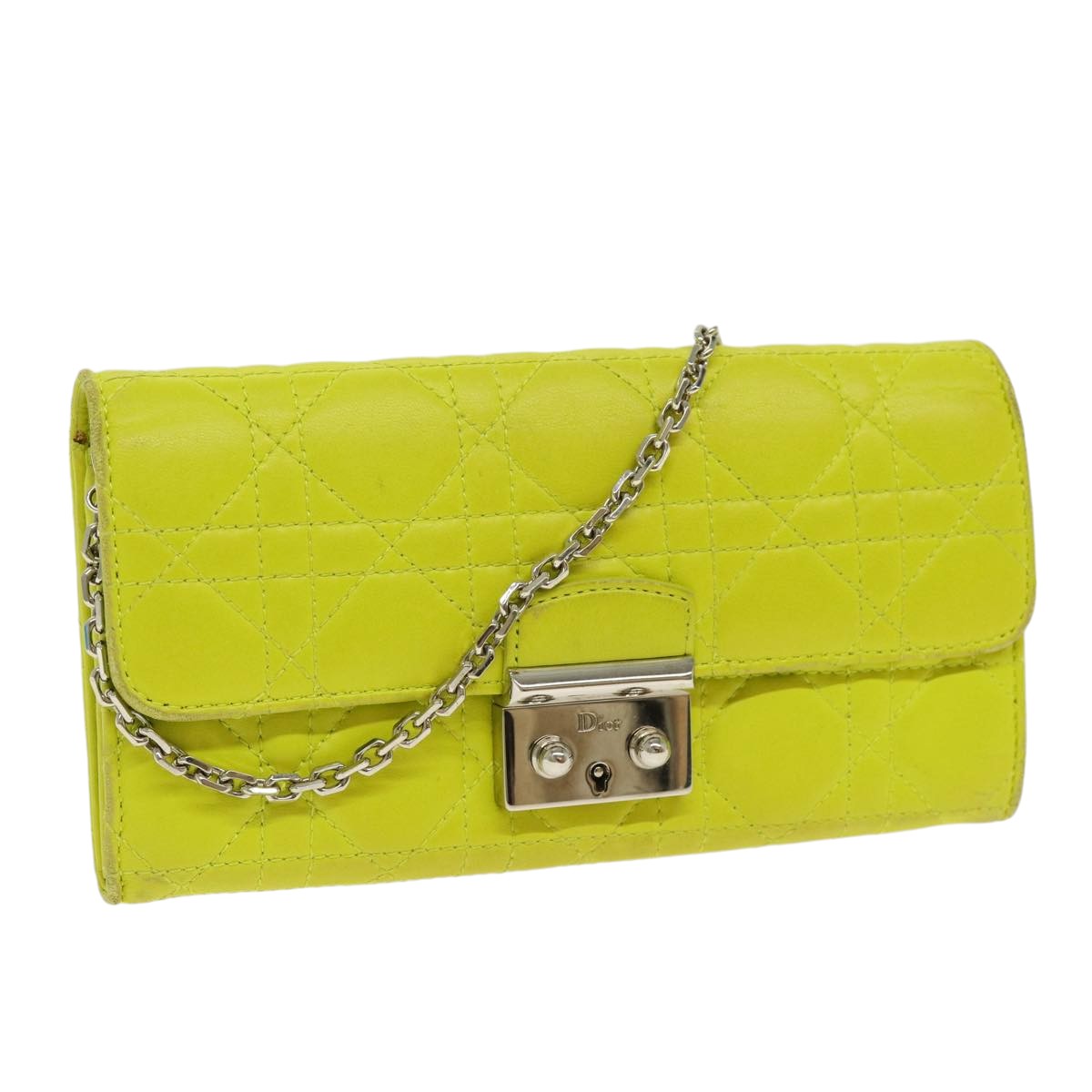 Dior Cannage Lady Leather Wallet (Pre-Owned)