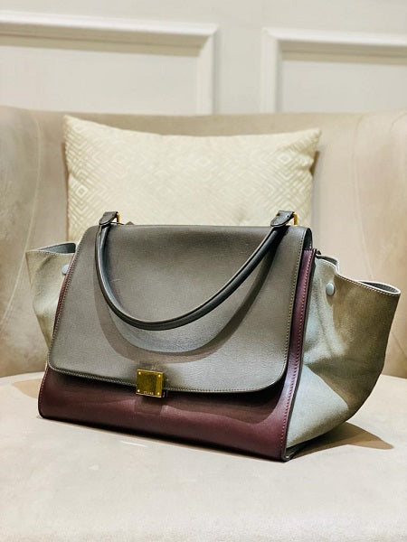 Celine Bicolor Trapeze Large Bag
