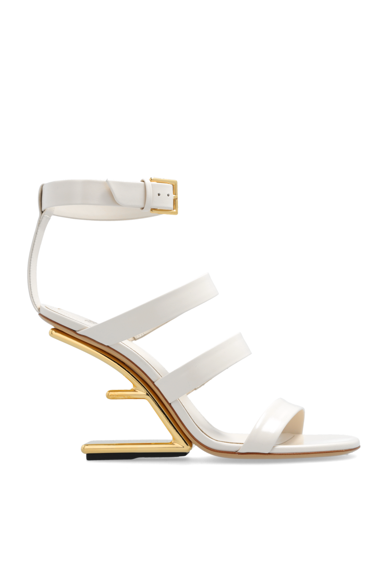 Fendi Heeled sandals 'Fendi First' in WHITE - 38