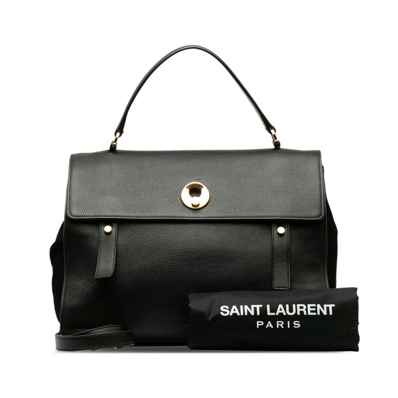 Saint Laurent Handbag Black Leather Saint Laurent