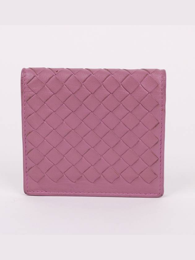 Bottega Veneta Light pink leather women s card wallet