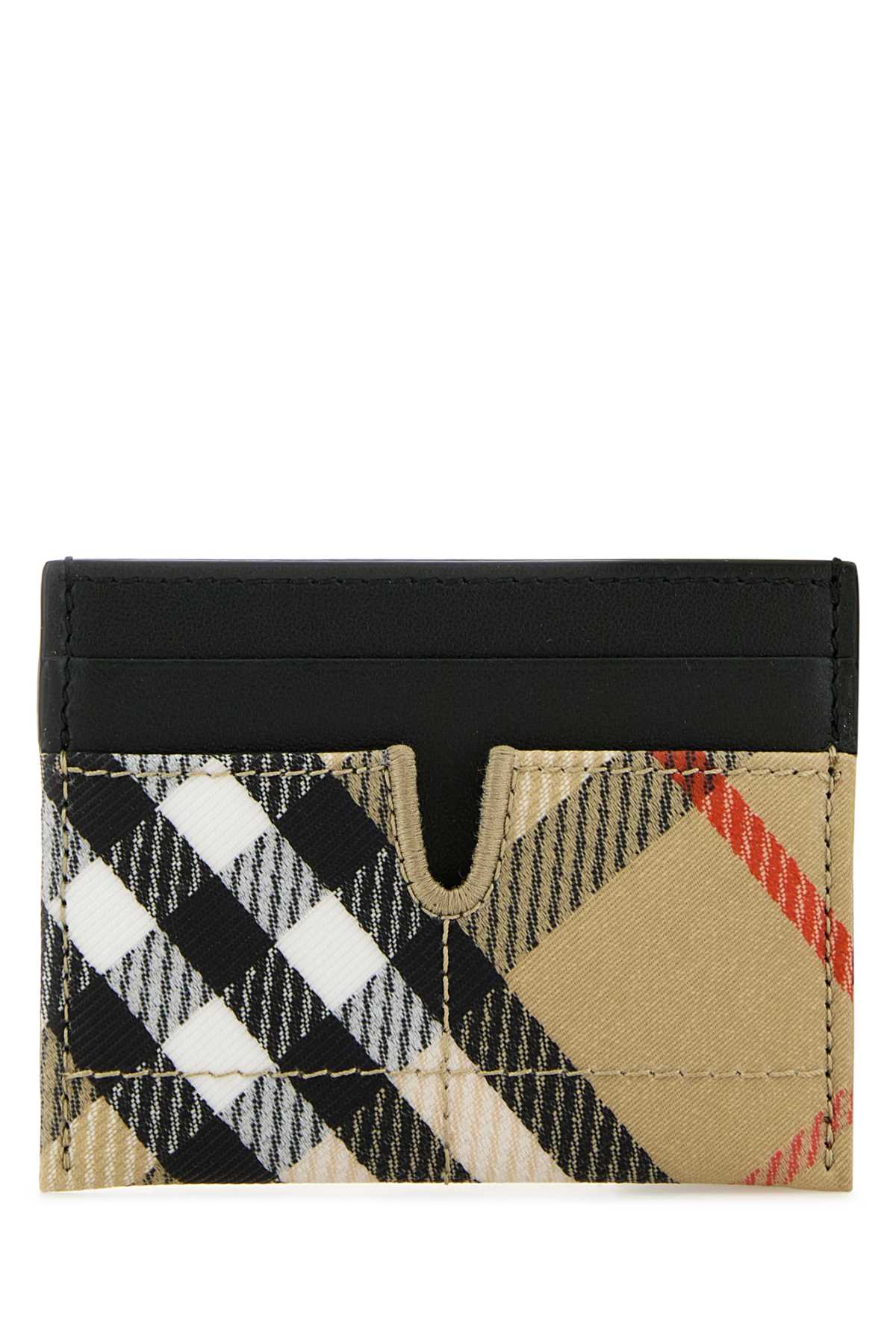 Burberry Women Printed E-Canvas Card Holder