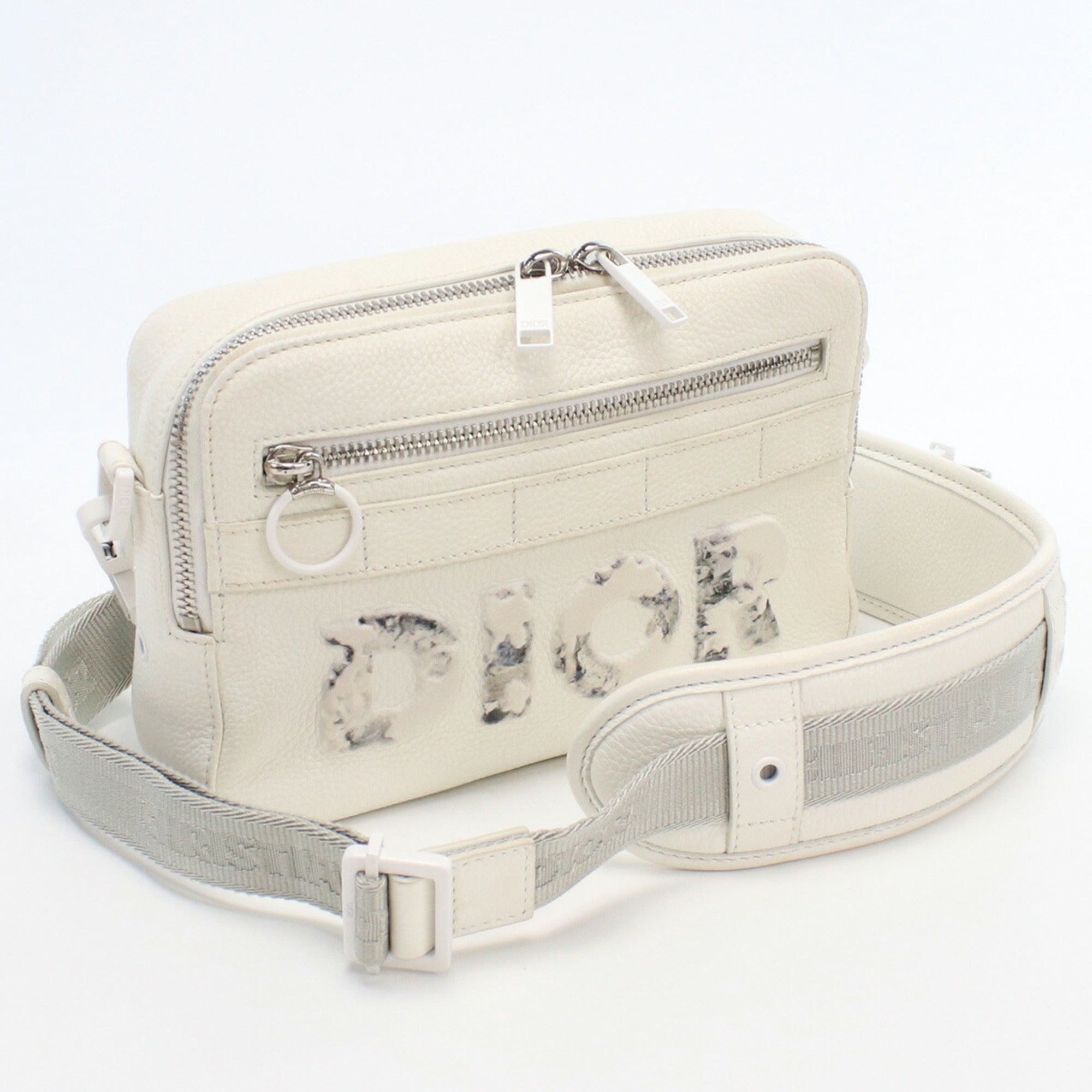 CHRISTIAN DIOR shoulder bag Daniel Arsham 1SFPO101YWM_H19E leather unisex