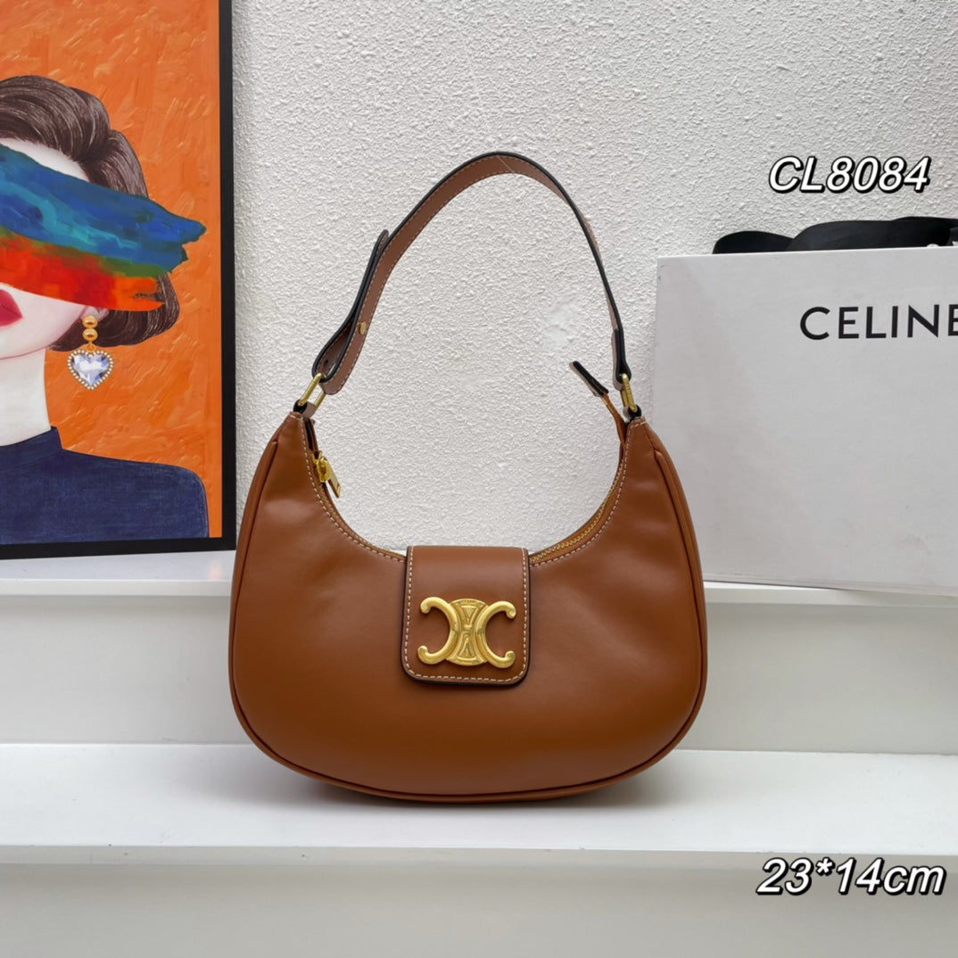Celine 23 CALFSKIN BAG TAN BROWN