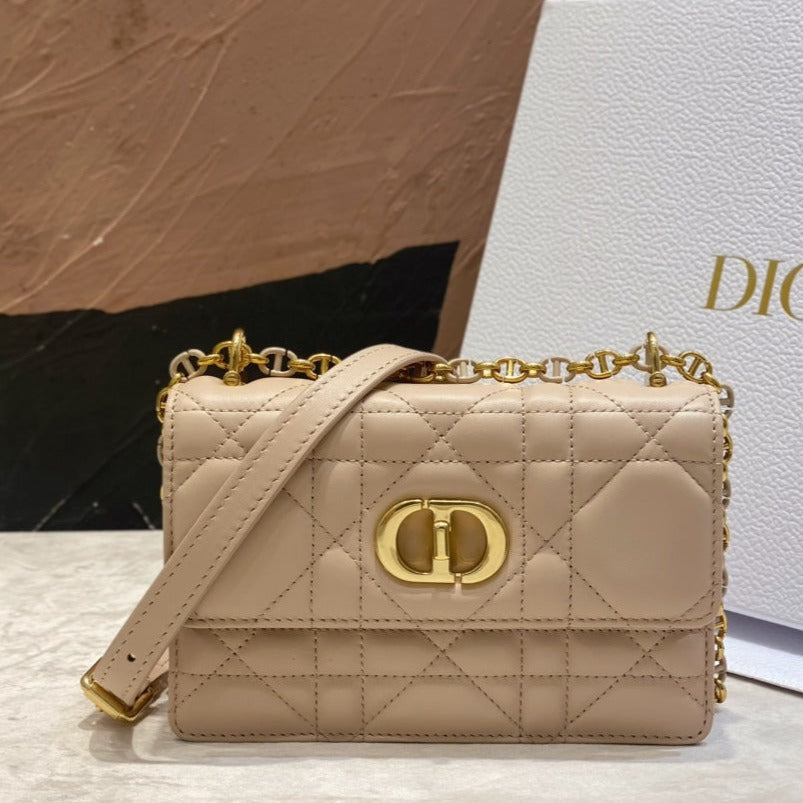 DIOR miss caro mini 19 light beige calfskin