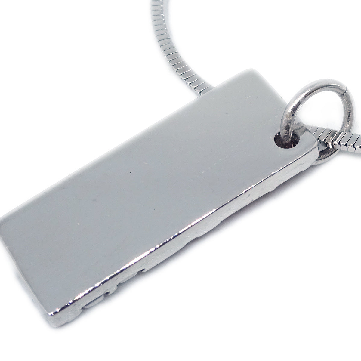 Christian Dior Trotter Necklace Pendant Silver