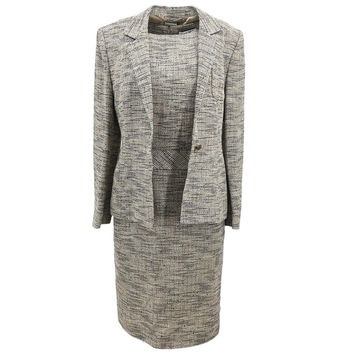 Celine Setup Suit Jacket Dress Brown #40