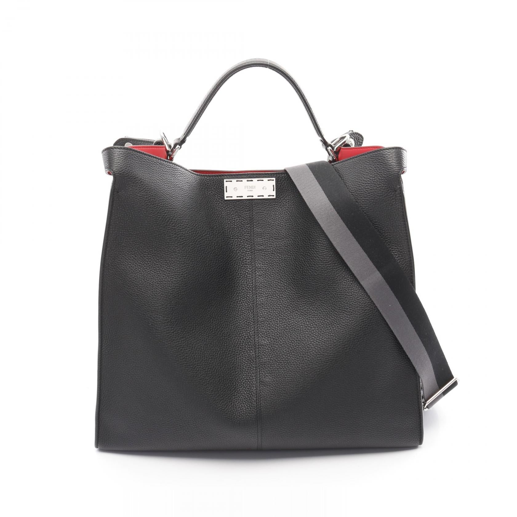 Fendi Peekaboo X-Lite Leather Shoulder Bag