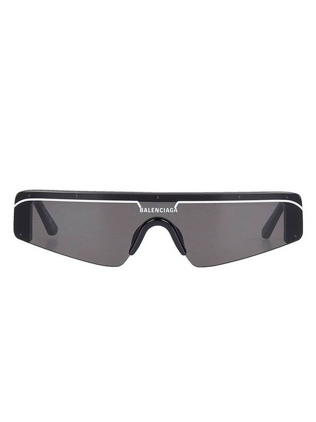 Balenciaga Women's Logo Ski Flat Square Sunglasses