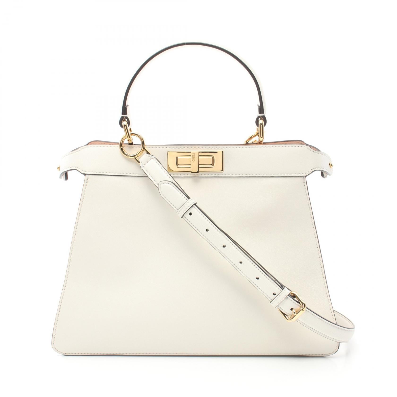 Fendi Peekaboo ISeeU Medium Leather Handbag 8BN321