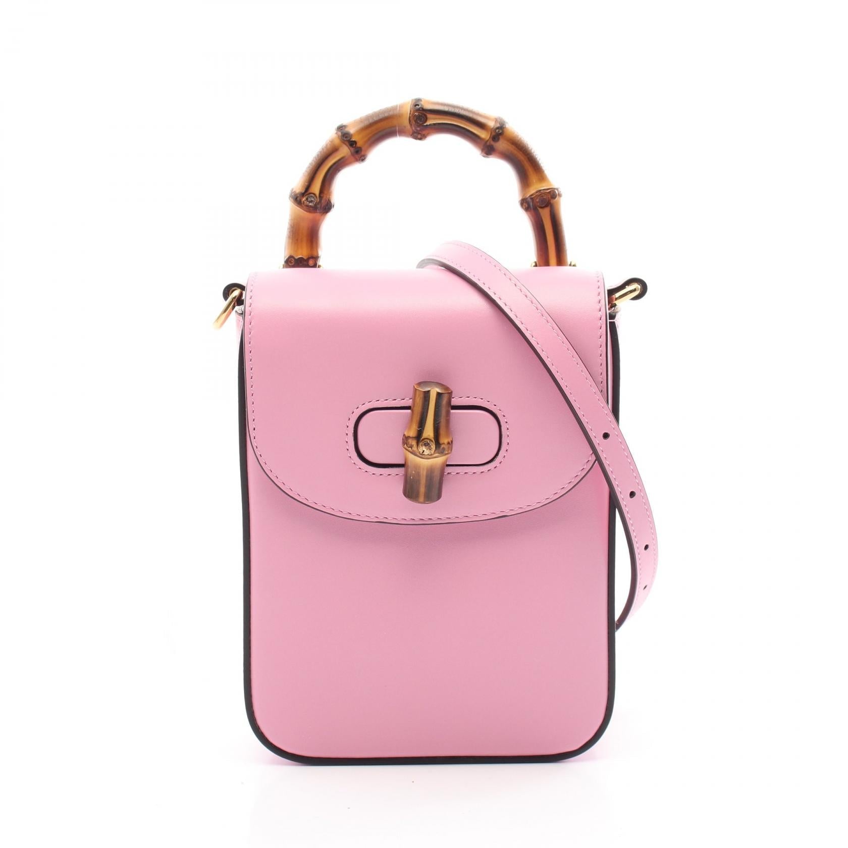 Gucci Bamboo Leather Handbag