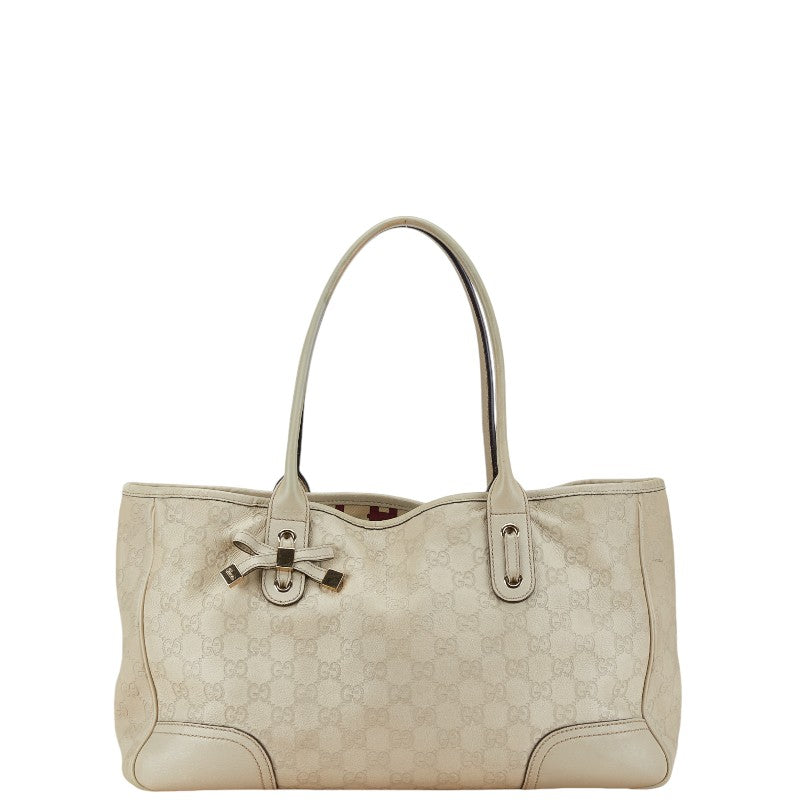 Gucci Princy Guccissima Canvas Leather Shoulder Bag