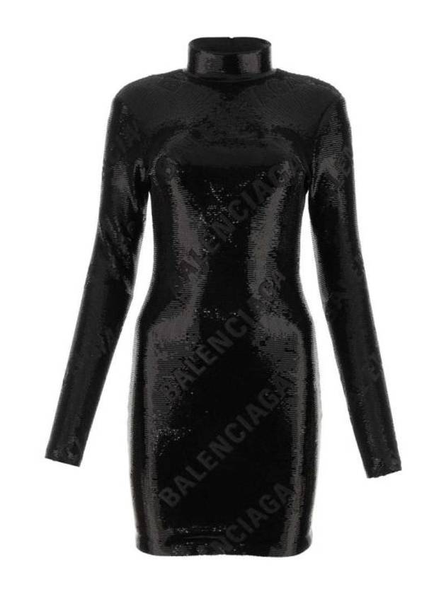 Balenciaga midi dress 725104TMR68 1102 BLACK