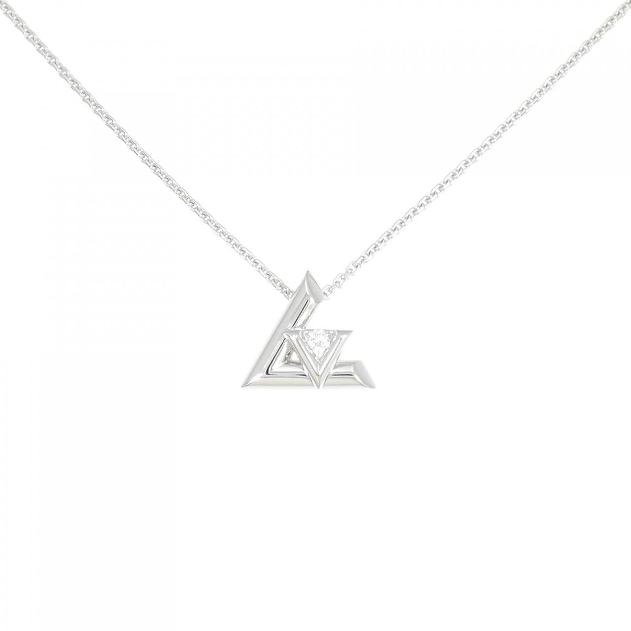 Louis Vuitton Volt One PM 750 White Gold Diamond Necklace