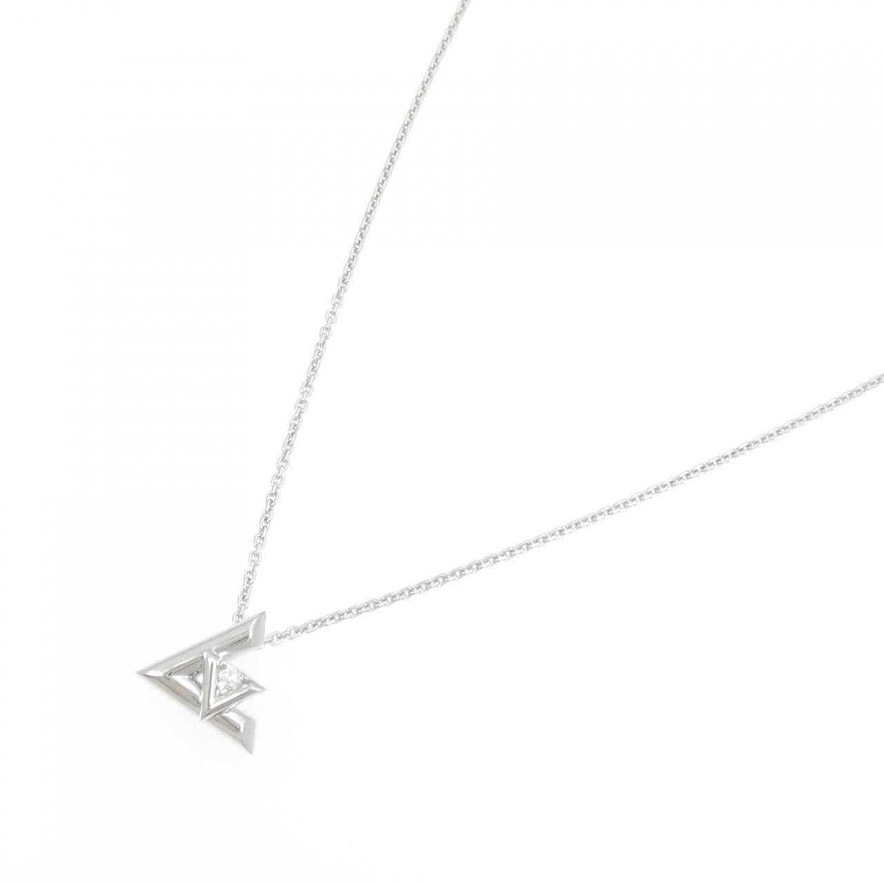 Louis Vuitton Volt One PM 750 White Gold Diamond Necklace