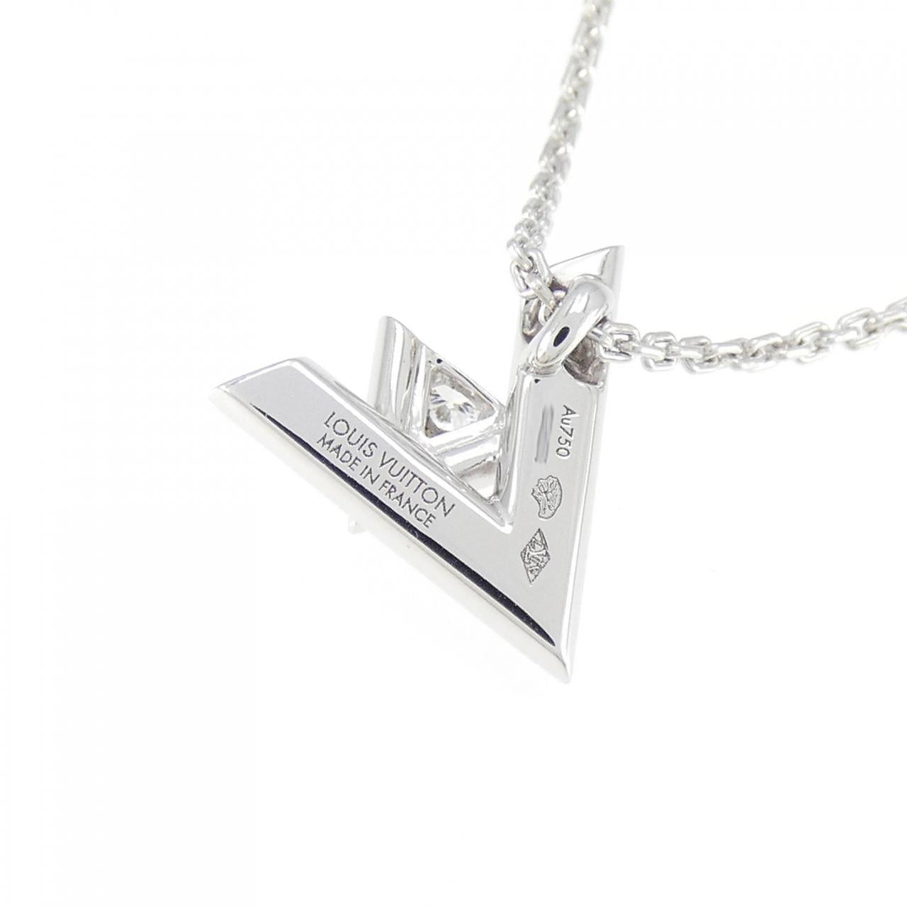Louis Vuitton Volt One PM 750 White Gold Diamond Necklace