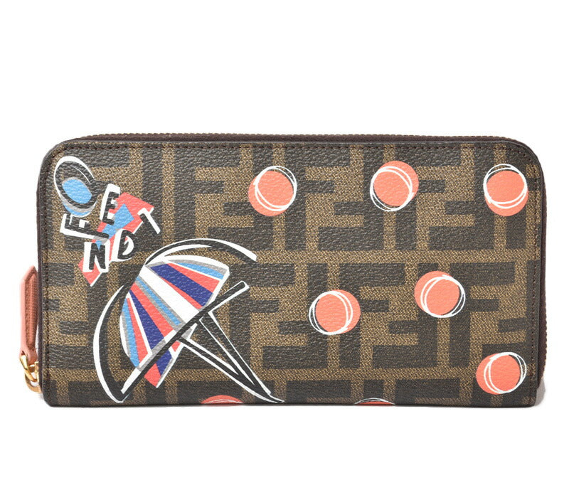 Fendi Zucca Pattern Long Wallet 8M0299