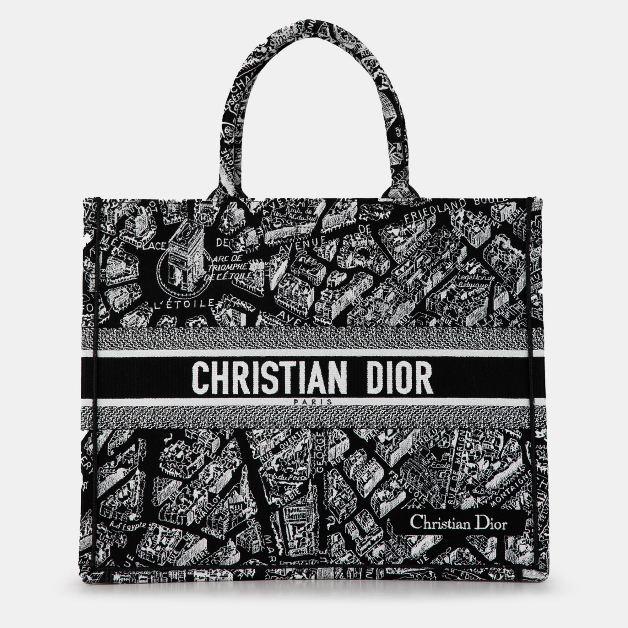 Dior Large Plan De Paris Book Tote