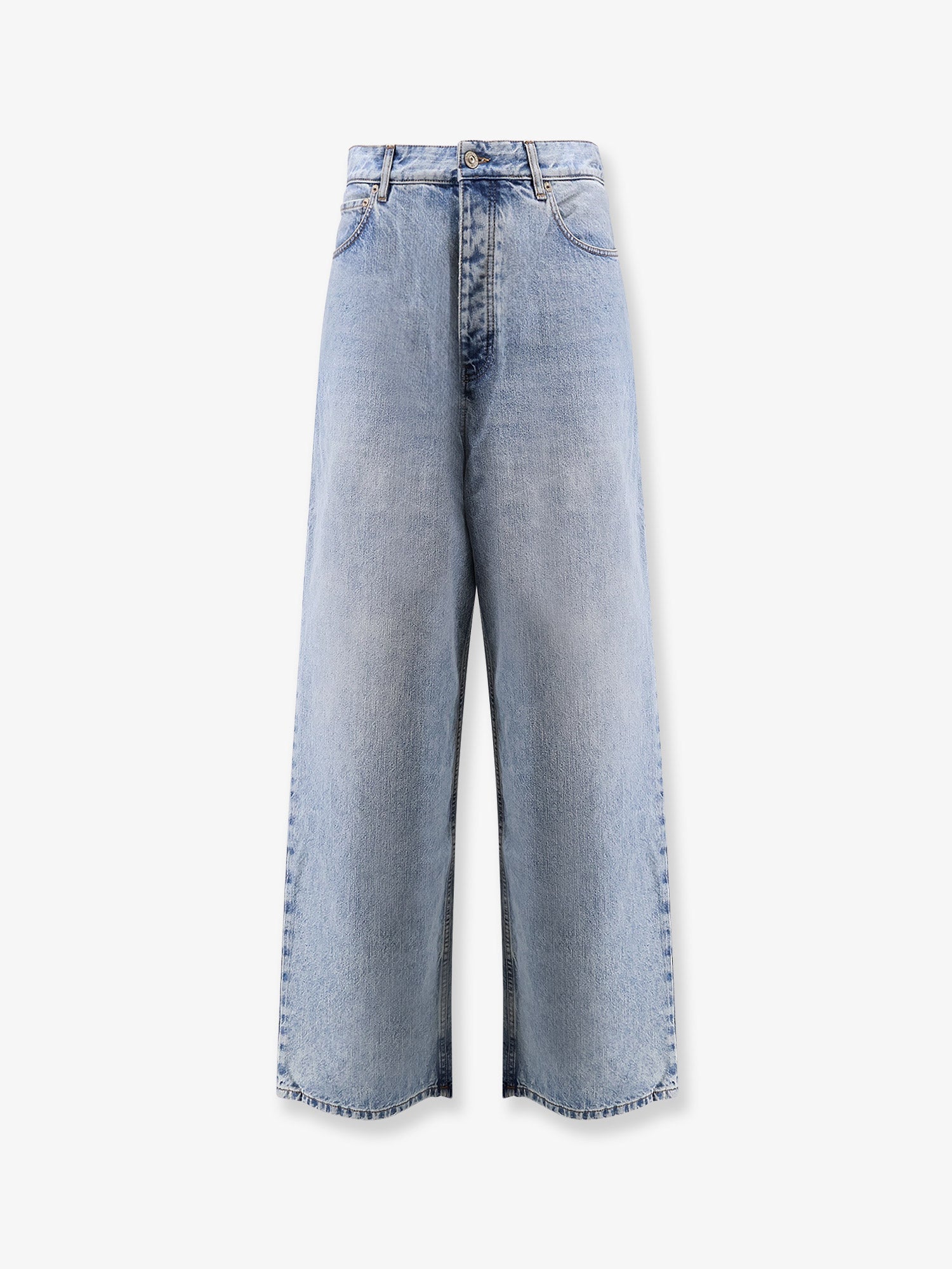 Balenciaga Men Baggy Denim Trousers