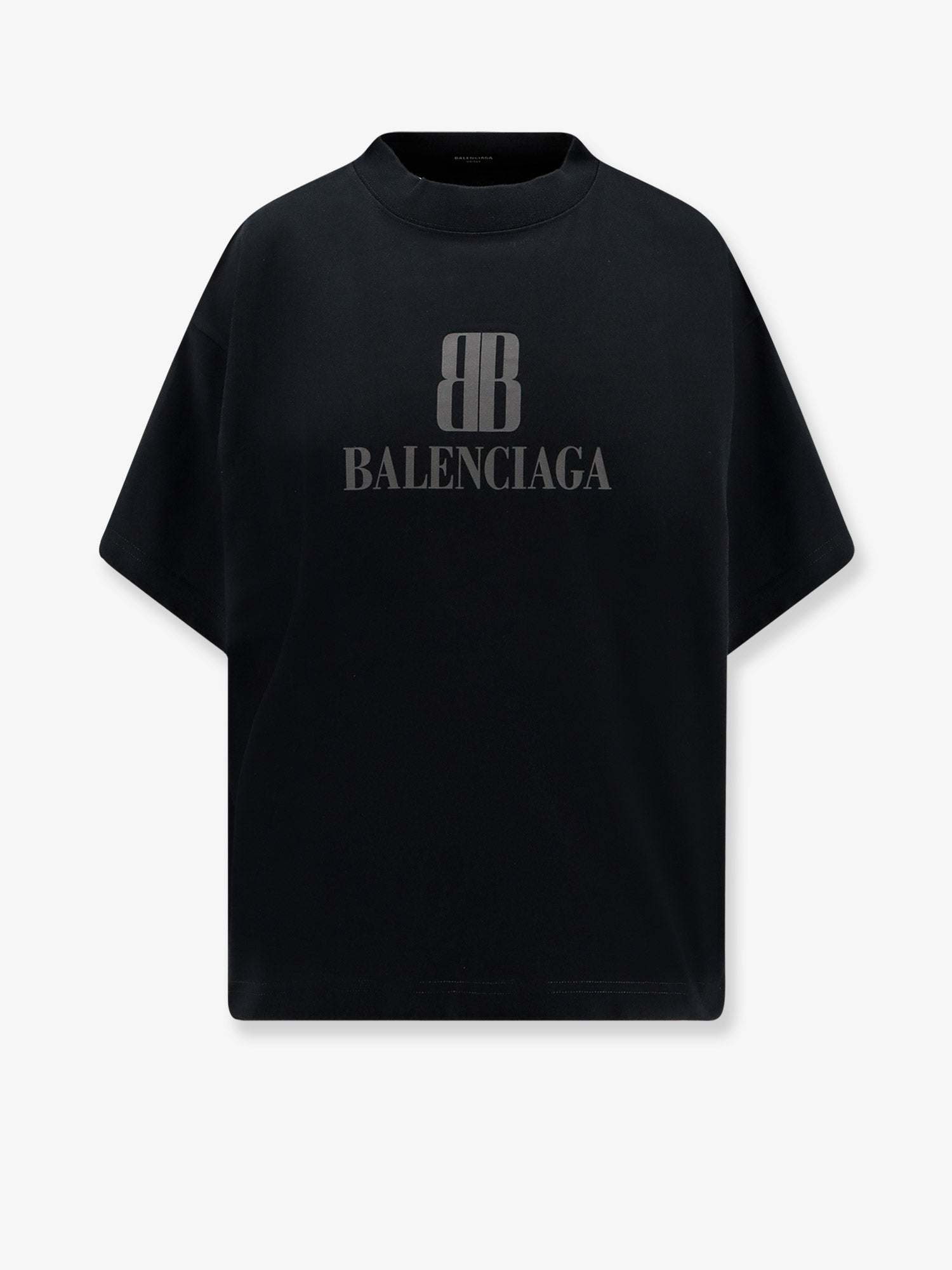 Balenciaga Women Cotton T-Shirt With Logo