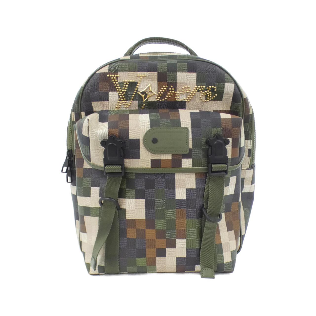Louis Vuitton Damouflage Motion Coated Canvas Backpack