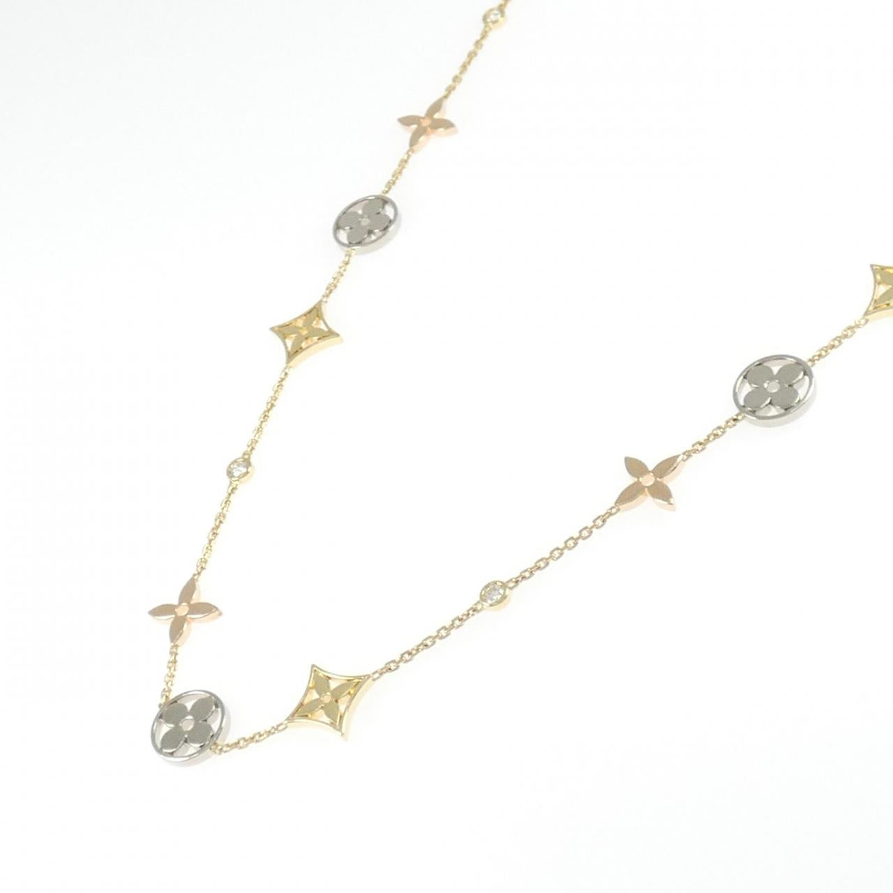 Louis Vuitton Collier Monogram Idylle Trois Ors Necklace