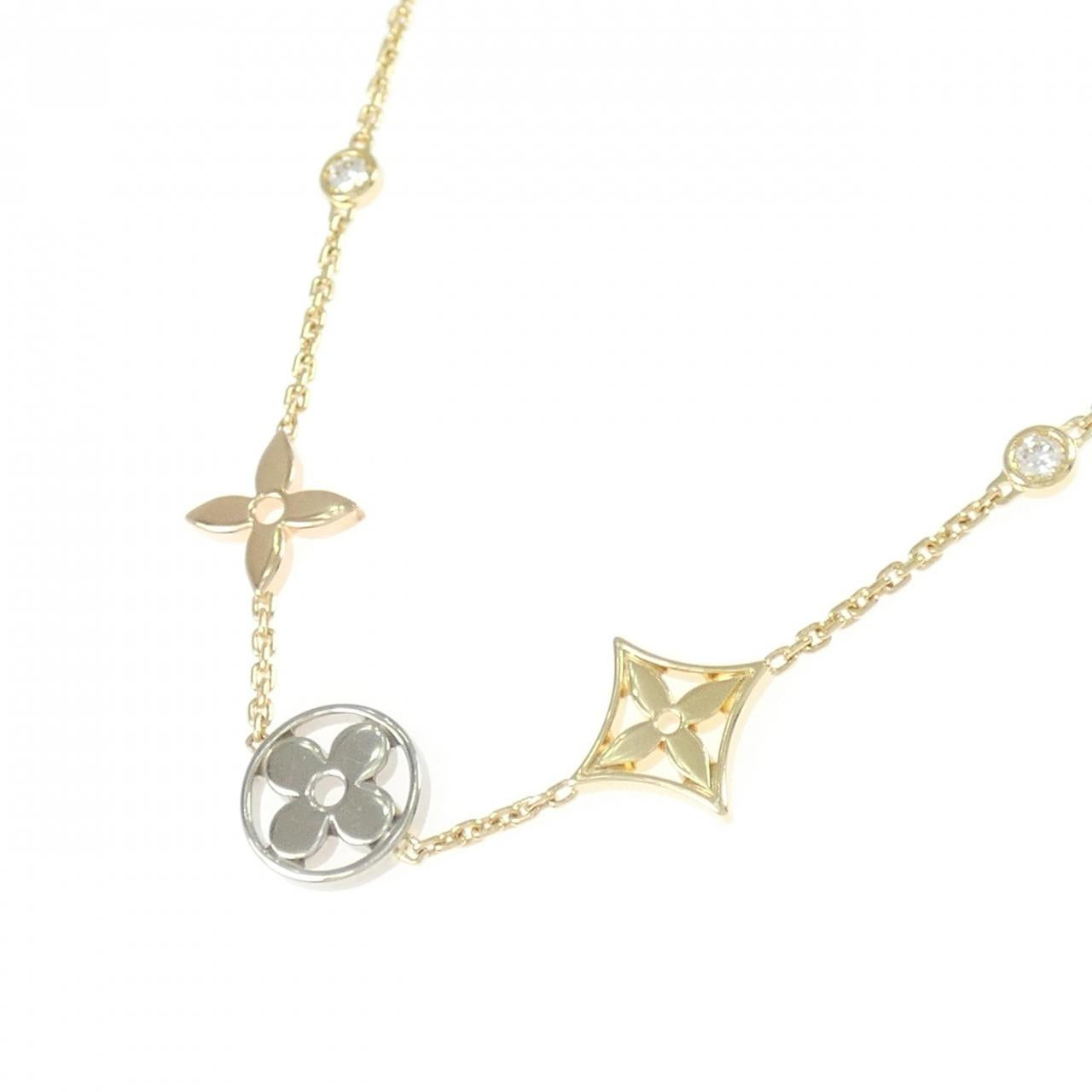 Louis Vuitton Collier Monogram Idylle Trois Ors Necklace