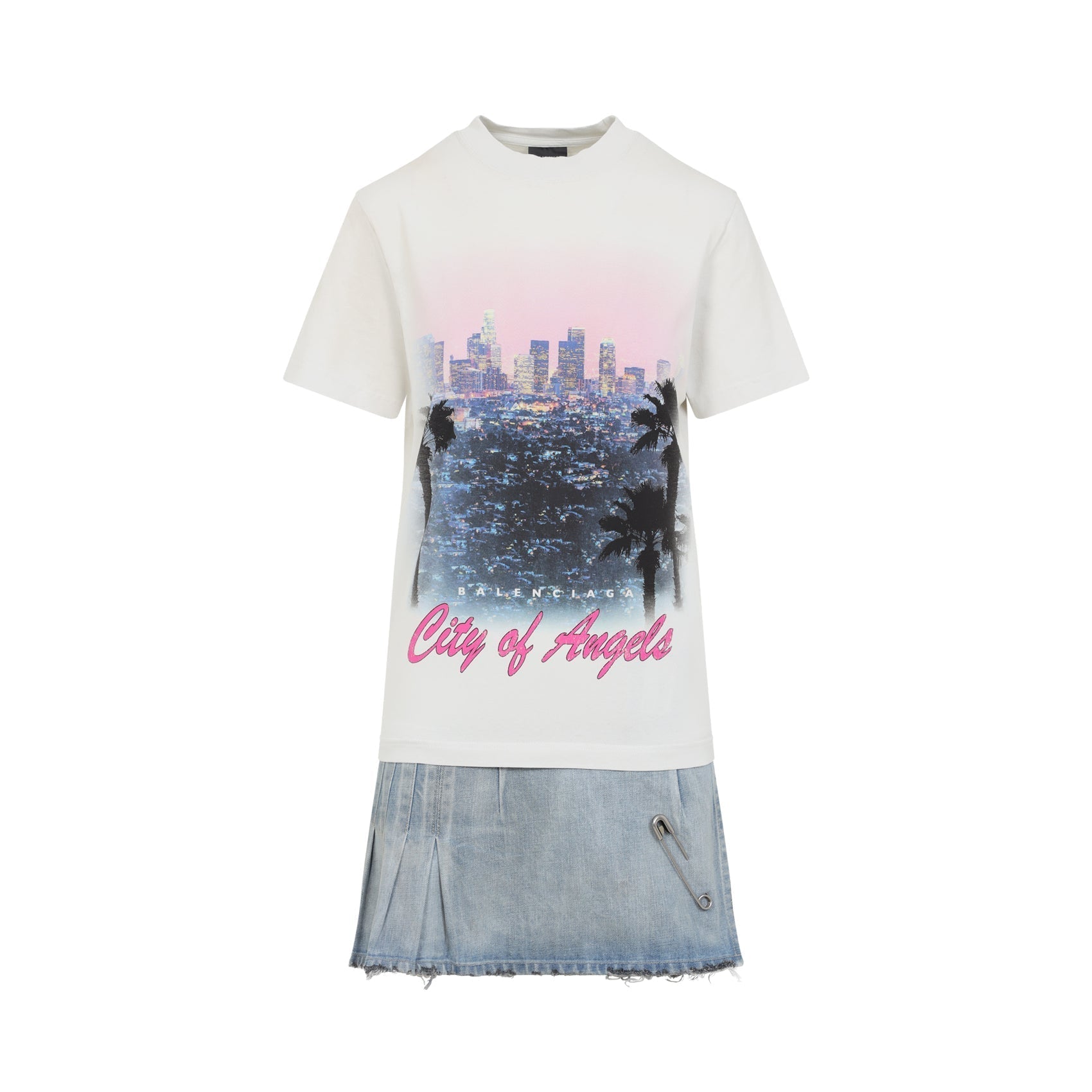 Balenciaga Layered Mini Dress Women