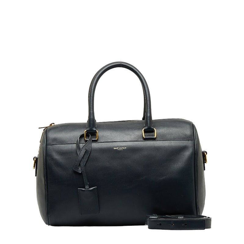 Saint Laurent Duffle Bag in Calf Leather Navy 322049