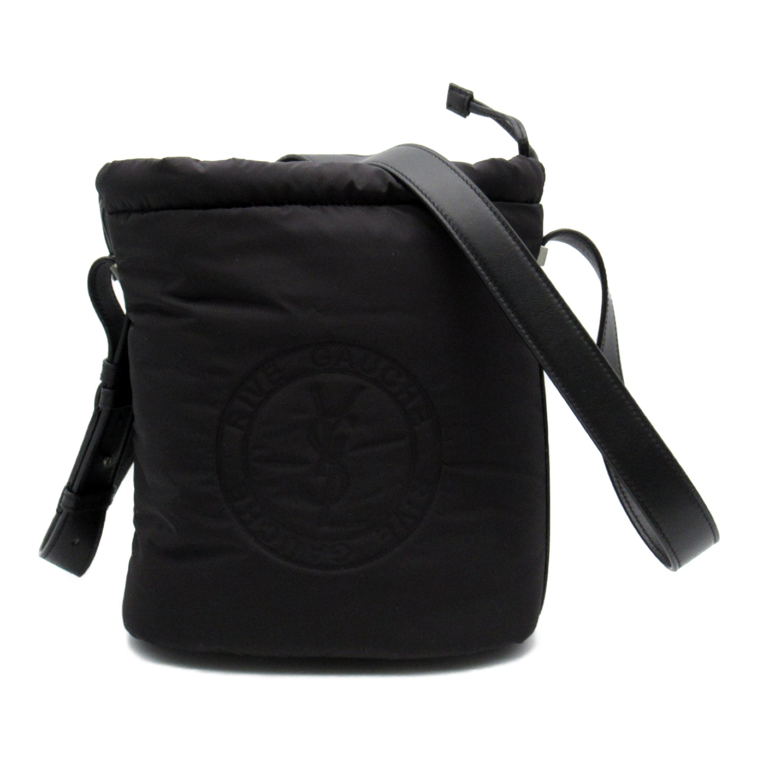 Saint Laurent RIVGOSH Race Bucket Bag Shoulder Bag Shoulder Bag Polyamide Black 710261 FACBY1000