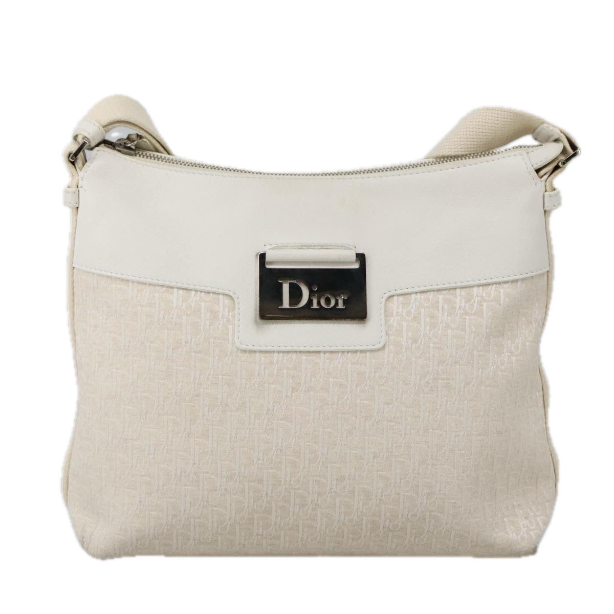 Dior Canvas Shoulder Bag (Pre-Owned)