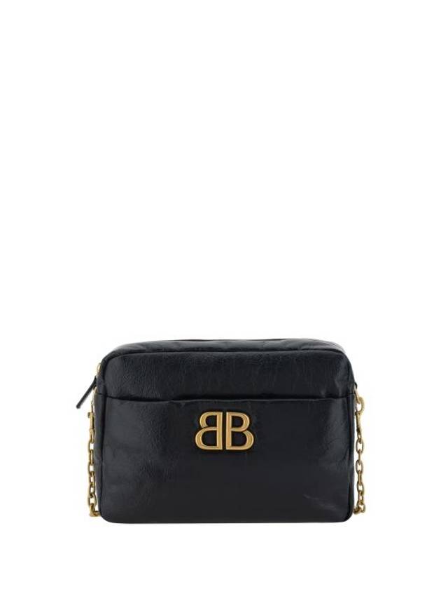 Balenciaga Monaco Camera Small Cross Bag Black