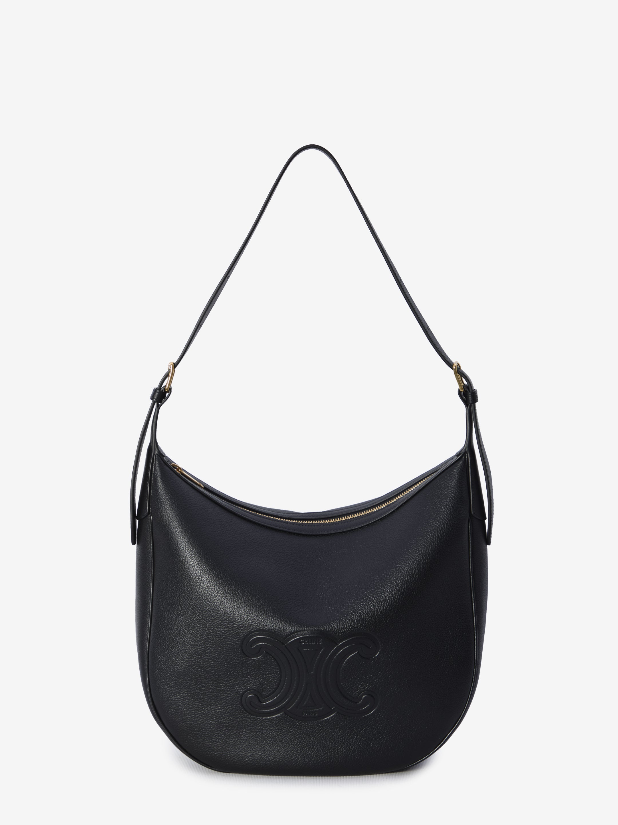 Celine Women's Medium Heloise Bag in Black | 114713FLH